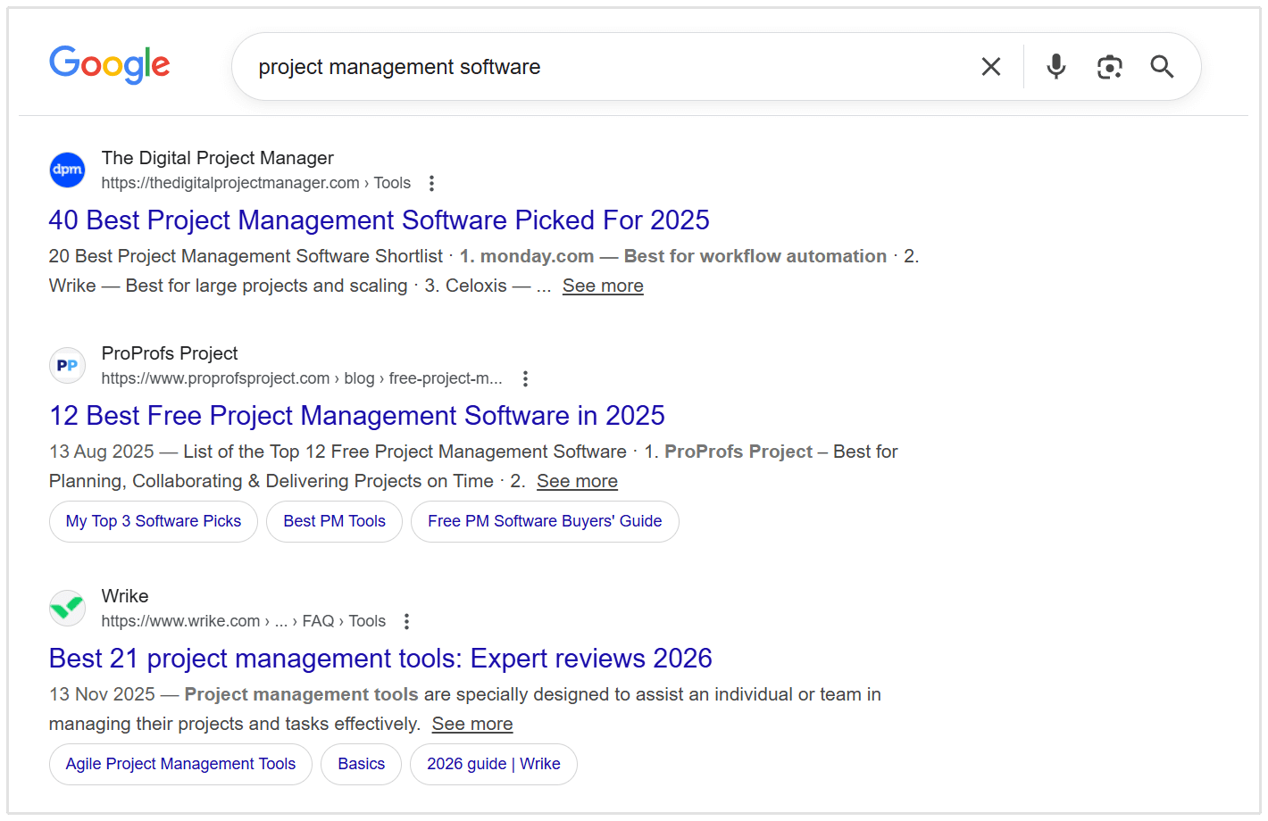 perangkat lunak manajemen proyek